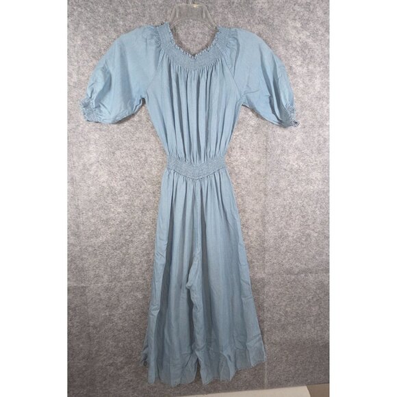 Walter Baker Chambray Wide Leg Off Shoulder Jumpsuit  Size Small - Picture 5 of 7